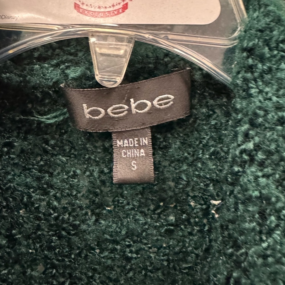 bebe Green Textured Cardigan - Picture 3 of 3